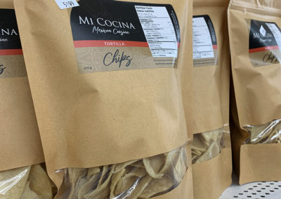 Mi Cocina Chip Bag Label